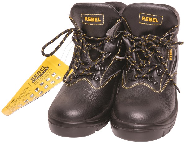 BOTAS DE CABEDAL C TESTEIRA DE ACO AQI