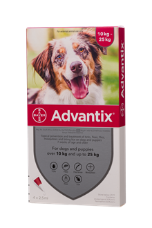 ADVANTIX LARGE DOGS 4X2.5ML